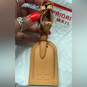 Louis Vuitton Luggage Tag and Poignet Set